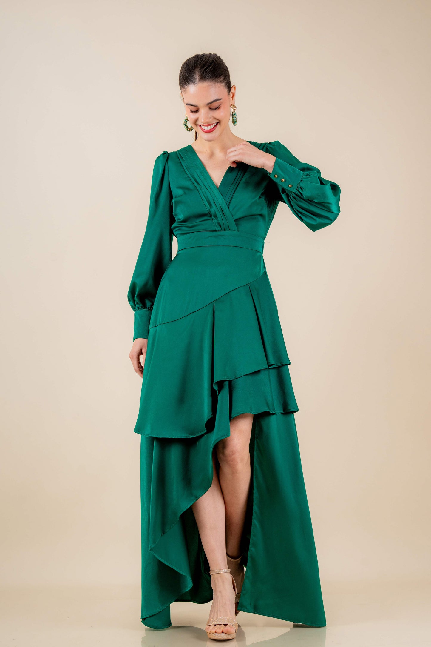 Morgana Green Dress