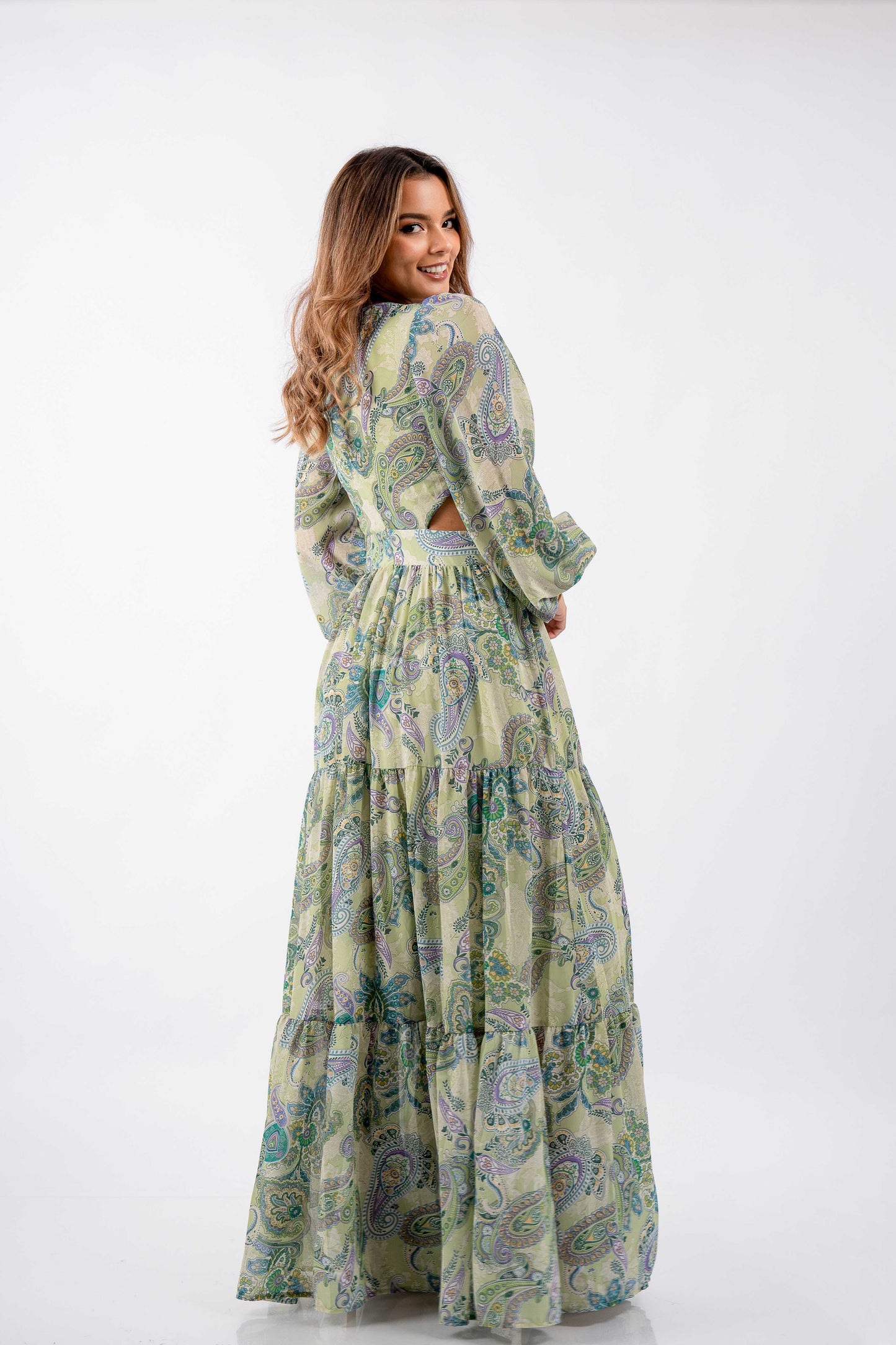 Mariela Green Dress