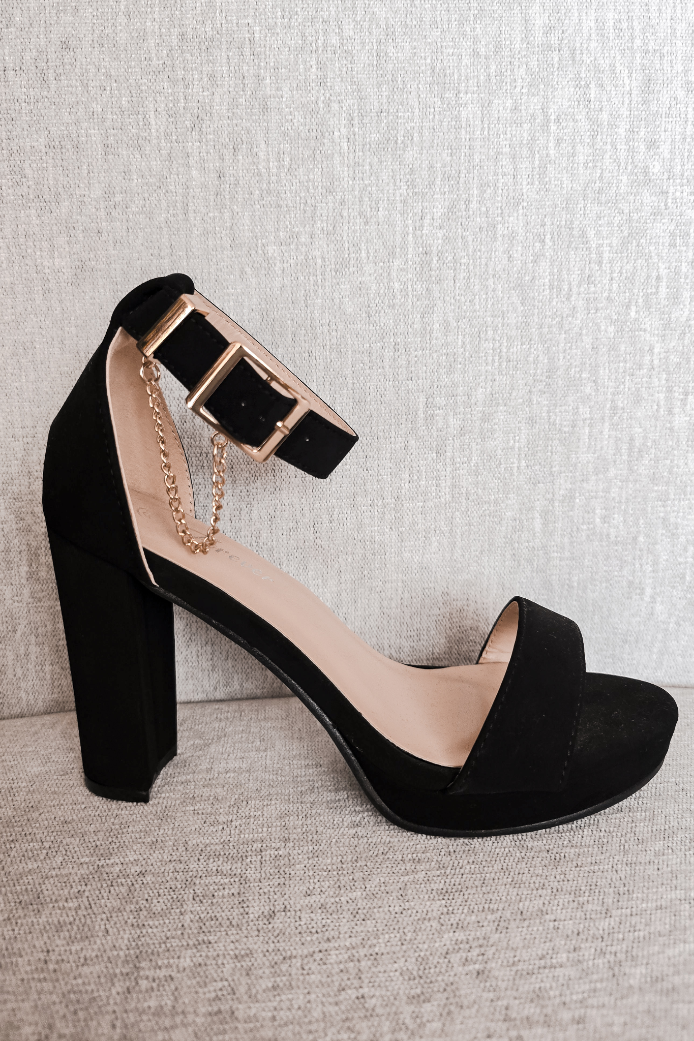 Adela Black Sandals
