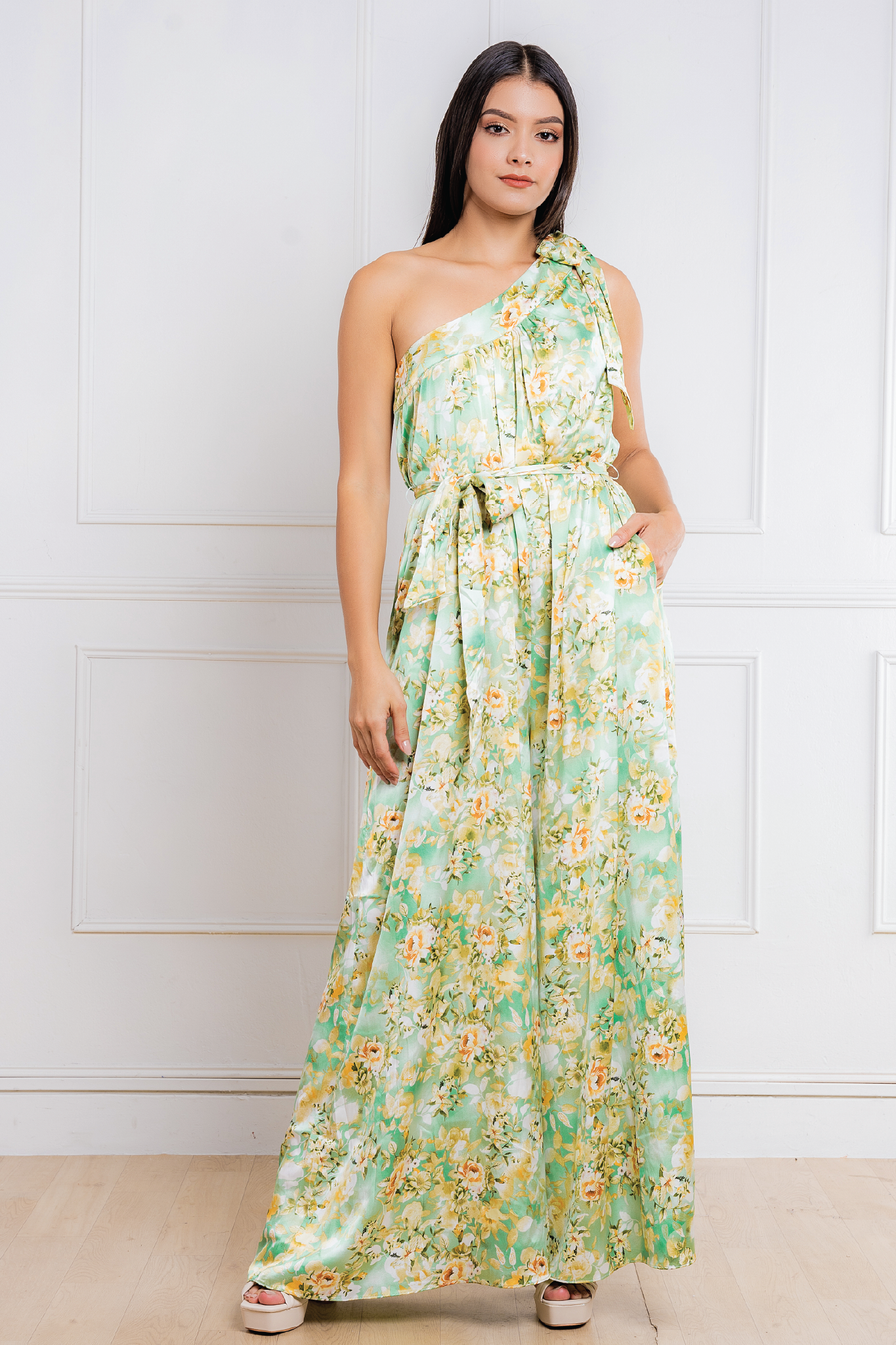 Almendra Green One Piece