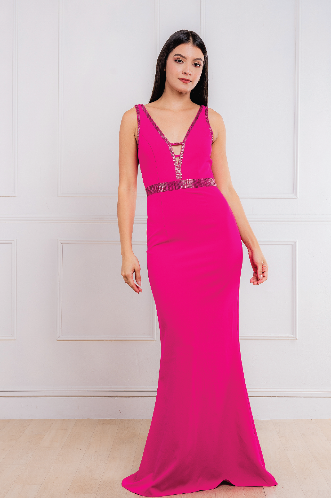 Antonella Fuchsia Dress