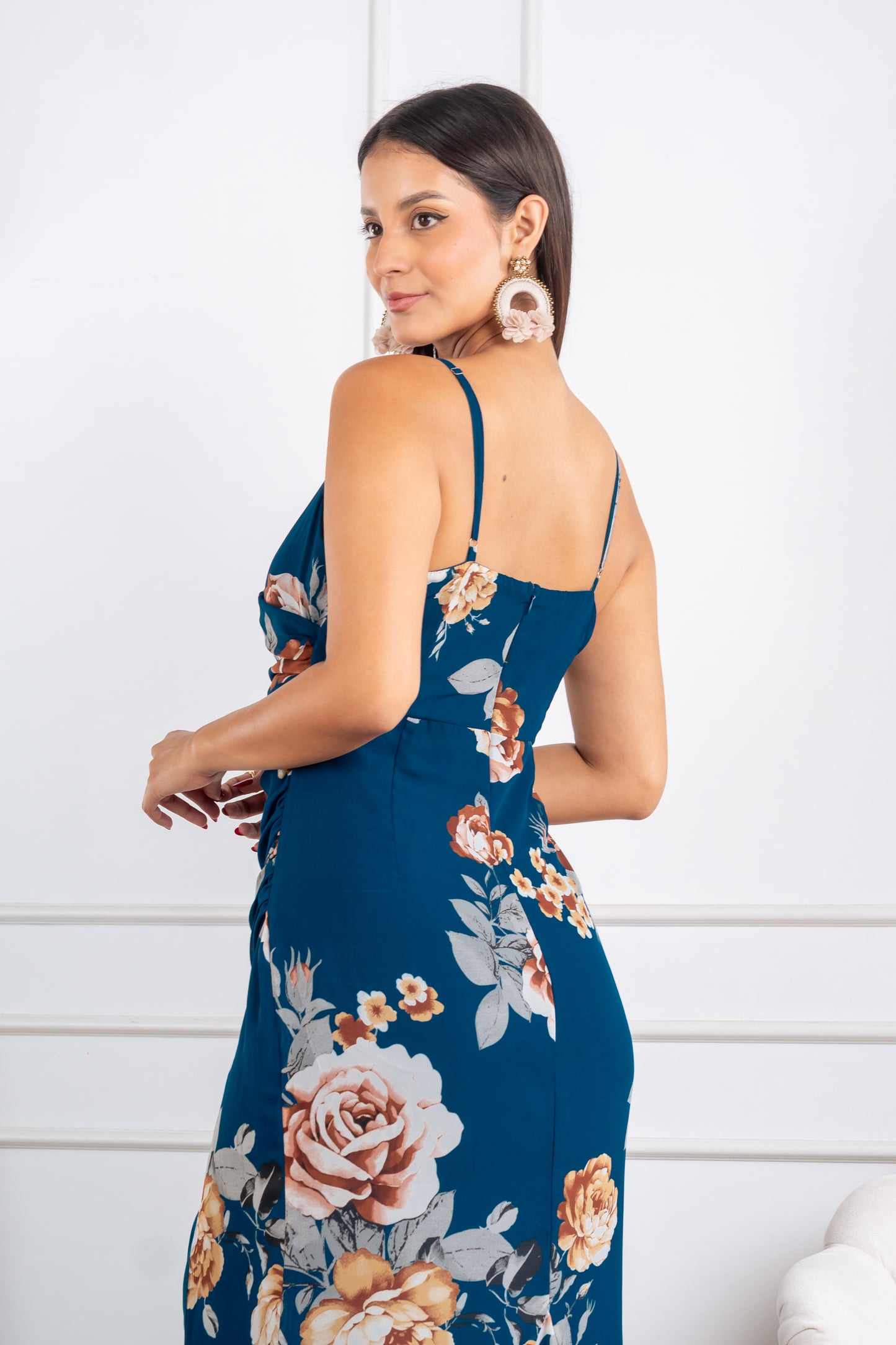 Pau Teal Dress