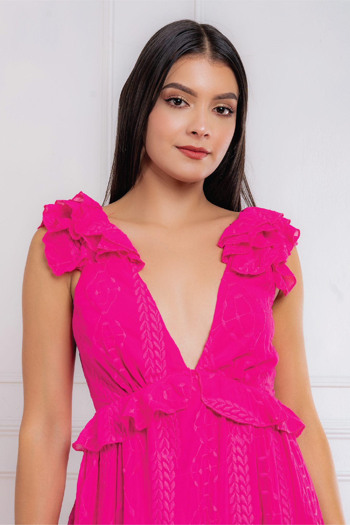 Florencia Fuchsia Dress