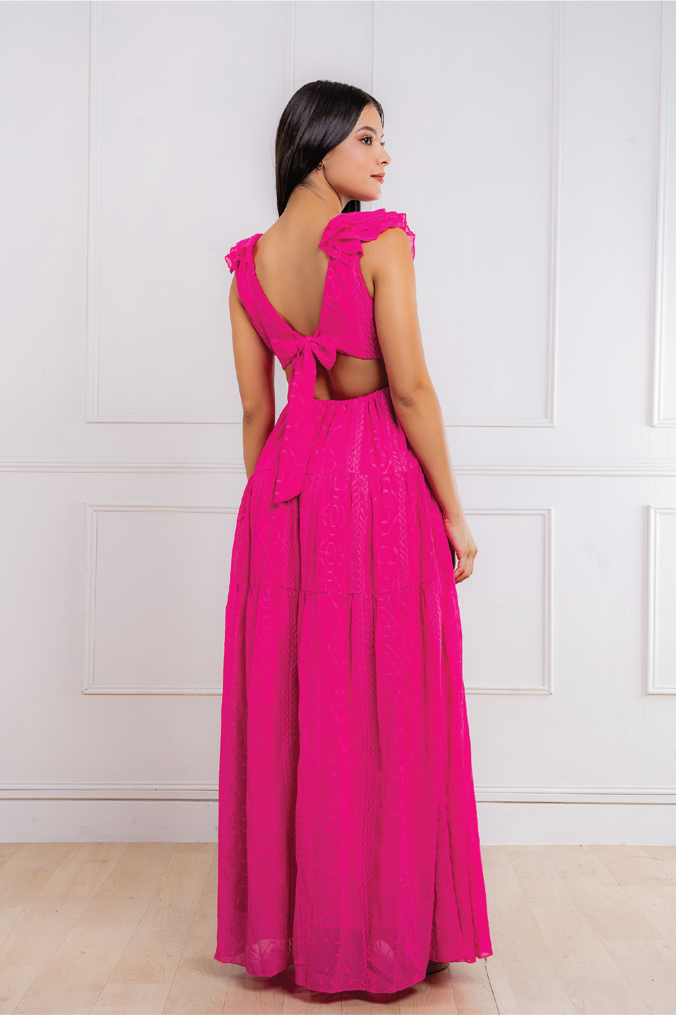 Florencia Fuchsia Dress