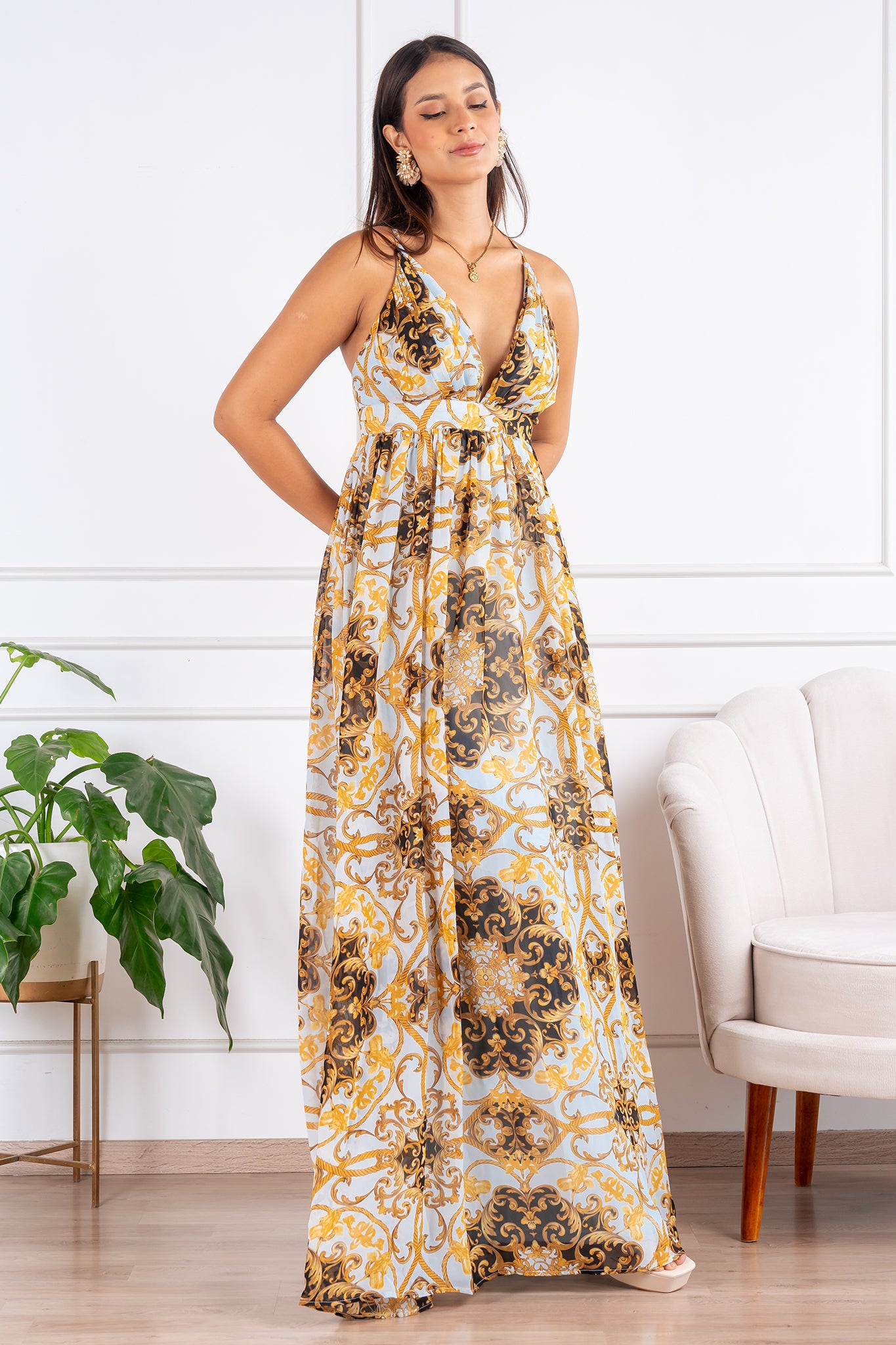 Agustina Light Blue Dress