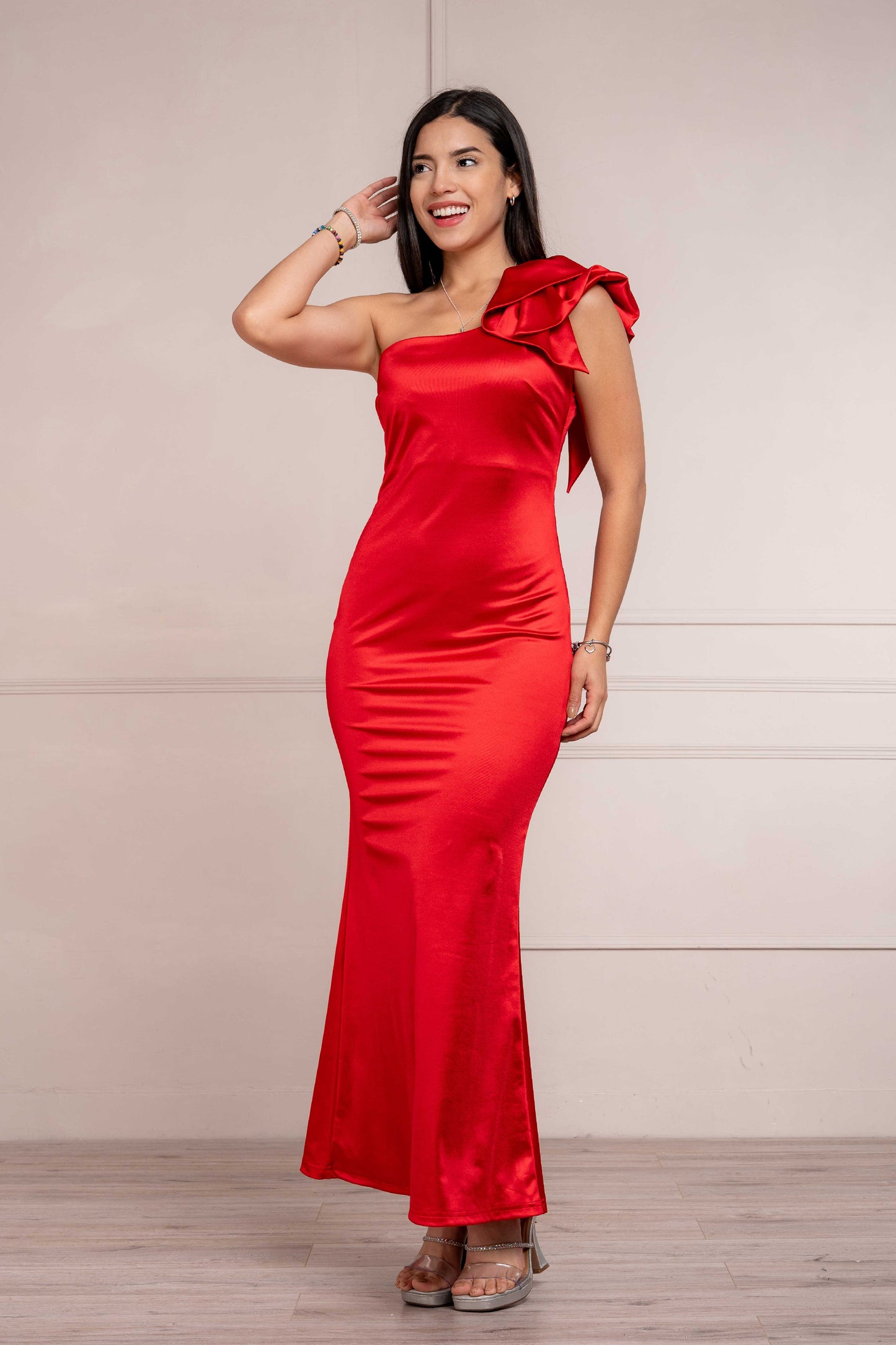 Kari Satin Dress