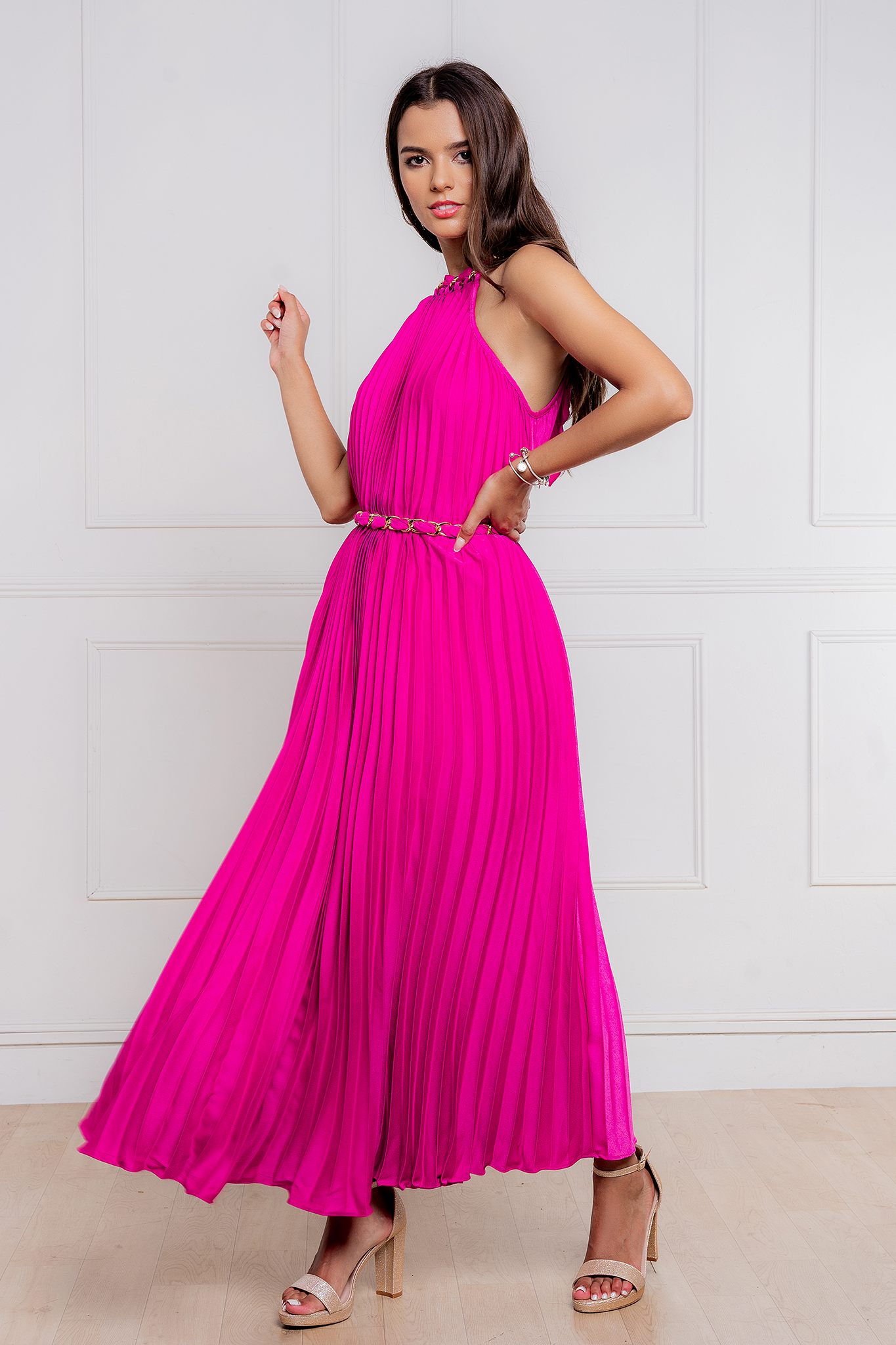 Sofia Fuchsia Dress