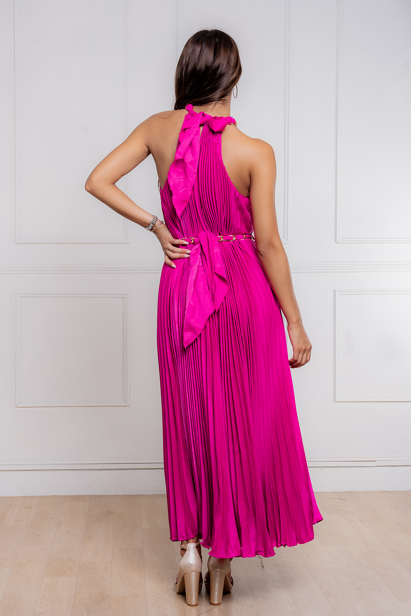 Sofia Fuchsia Dress