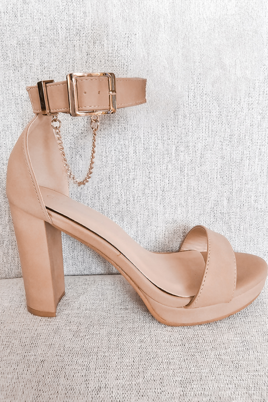 Adela Nude Sandals