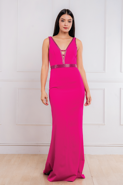Antonella Fuchsia Dress