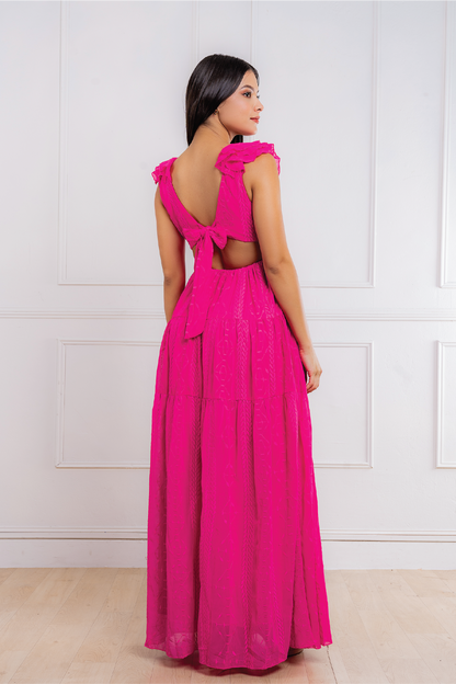 Florencia Fuchsia Dress