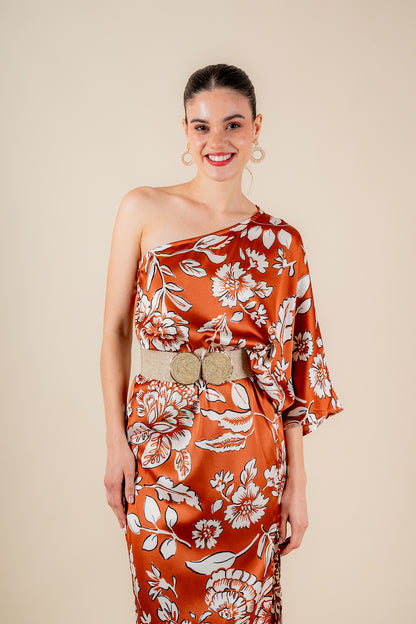 Katya Terracotta Dress