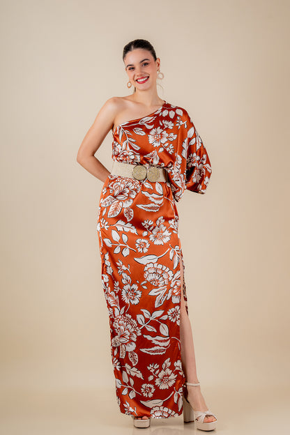 Katya Terracotta Dress